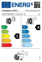 195/70R15C opona CHENGSHAN CSR71 104/102N